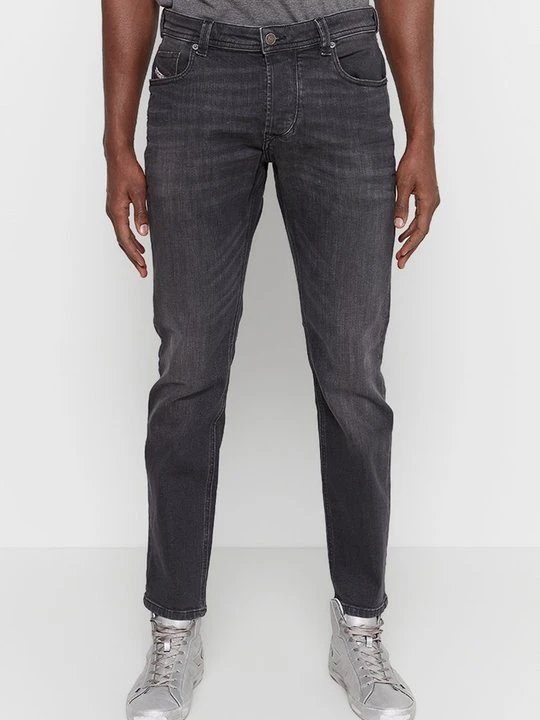 Zdjęcie produktu Jeansy Straight Leg Diesel jasnoszary melanż