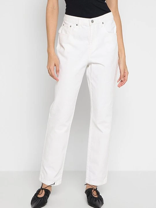 Zdjęcie produktu Jeansy Straight Leg DKNY biały