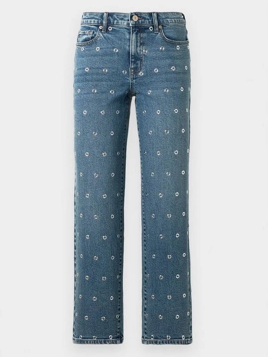 Zdjęcie produktu Jeansy Straight Leg DKNY jasnoniebieski denim