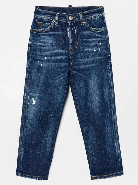 Zdjęcie produktu Jeansy Straight Leg Dsquared2 granatowy