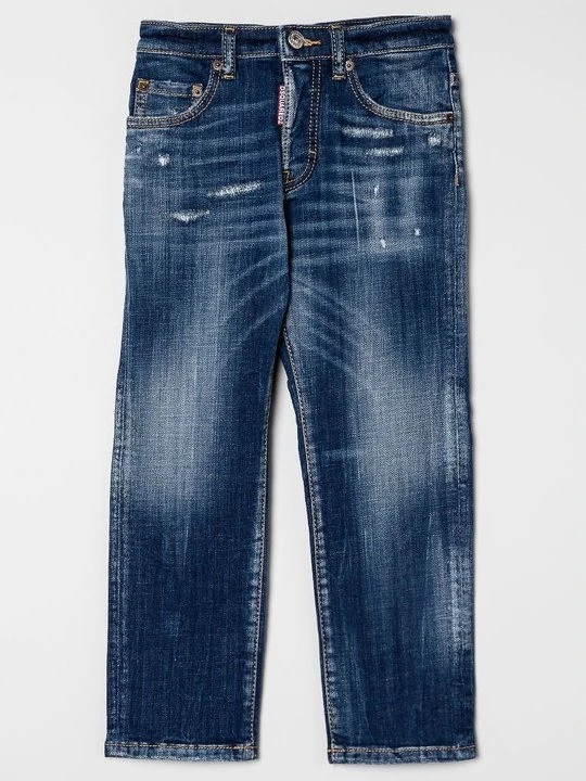 Zdjęcie produktu Jeansy Straight Leg Dsquared2 niebieski