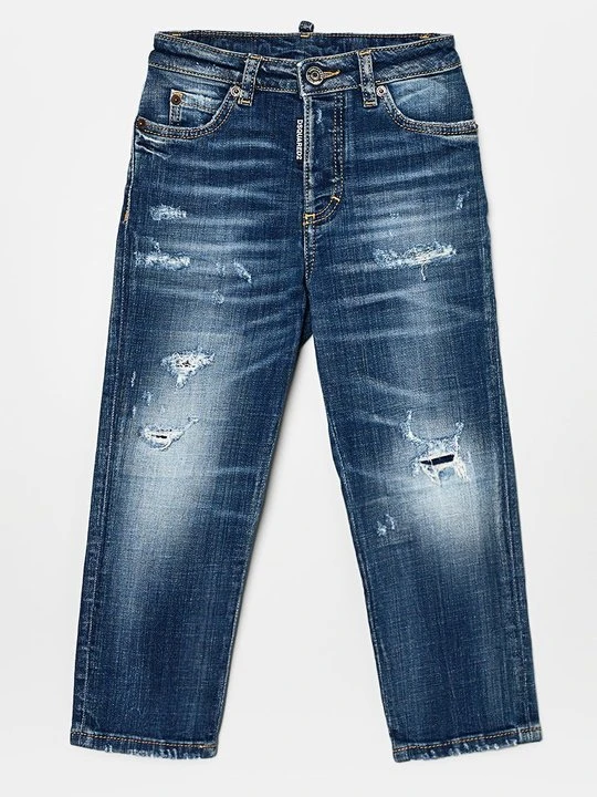 Zdjęcie produktu Jeansy Straight Leg Dsquared2 granatowy