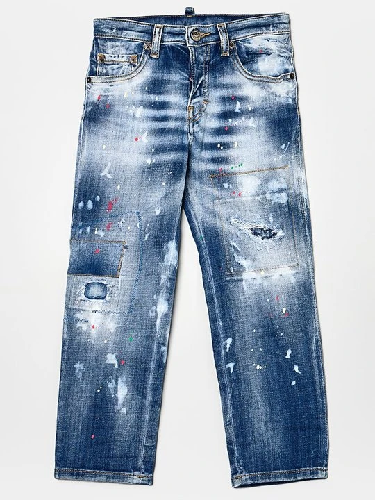 Zdjęcie produktu Jeansy Straight Leg Dsquared2 niebieski