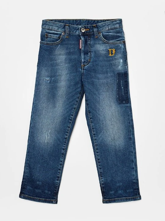 Zdjęcie produktu Jeansy Straight Leg Dsquared2 granatowy