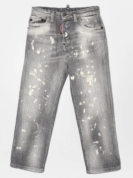 Zdjęcie produktu Jeansy Straight Leg Dsquared2 szary
