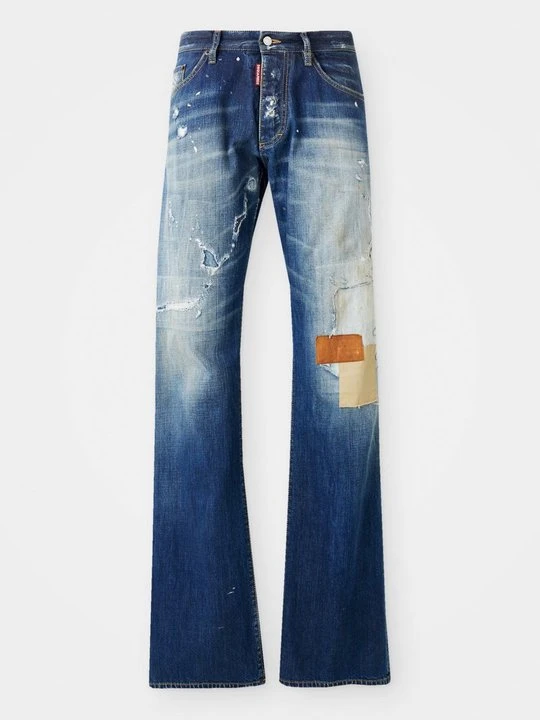 Zdjęcie produktu Jeansy Straight Leg Dsquared2 niebieski denim