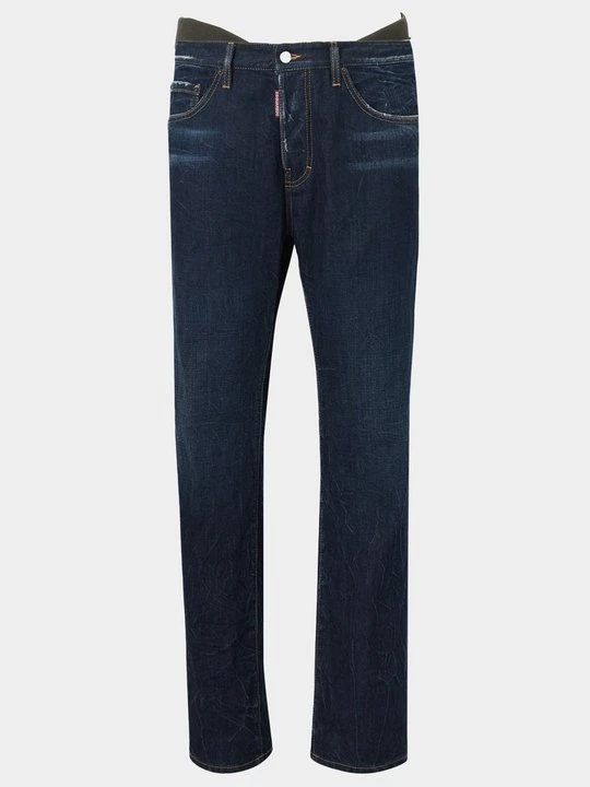 Zdjęcie produktu Jeansy Straight Leg Dsquared2 niebieski denim