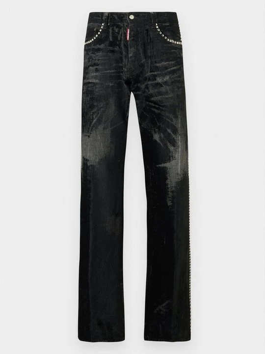 Zdjęcie produktu Jeansy Straight Leg Dsquared2 czarny