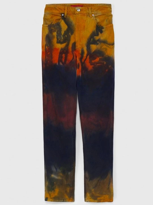 Zdjęcie produktu Jeansy Straight Leg ECKHAUS LATTA pomarańczowy