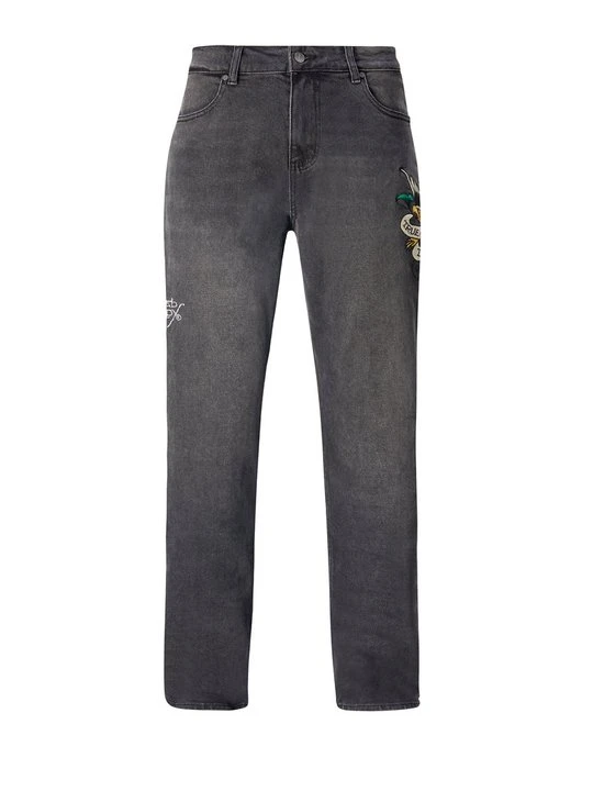 Zdjęcie produktu Jeansy Straight Leg Ed Hardy czarny