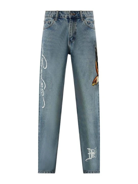 Zdjęcie produktu Jeansy Straight Leg Ed Hardy bleached denim