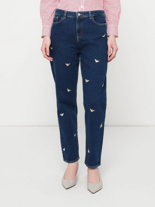 Zdjęcie produktu Jeansy Straight Leg Emporio Armani niebieski
