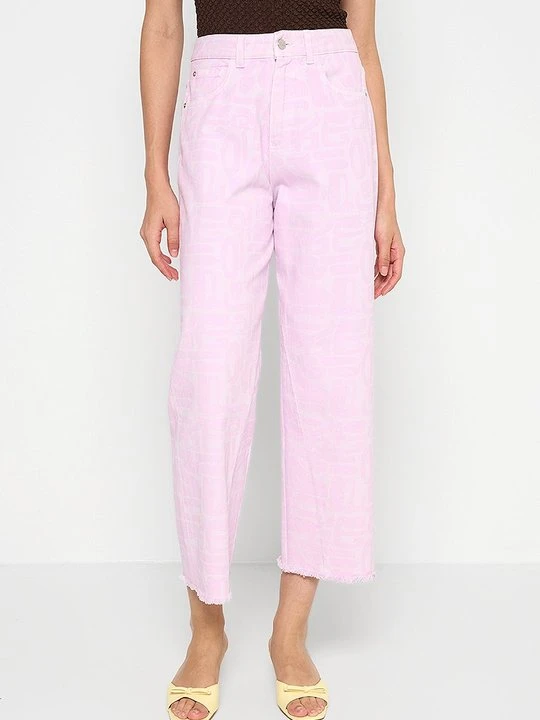 Zdjęcie produktu Jeansy Straight Leg Emporio Armani jasnoróżowy