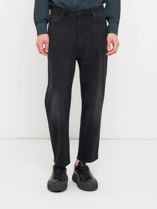 Zdjęcie produktu Jeansy Straight Leg Emporio Armani czarny melanż