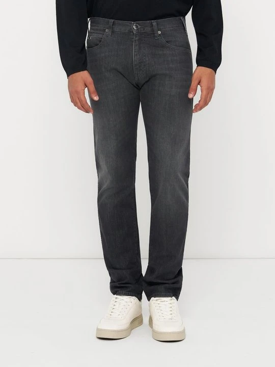 Zdjęcie produktu Jeansy Straight Leg Emporio Armani jasnoniebieski denim