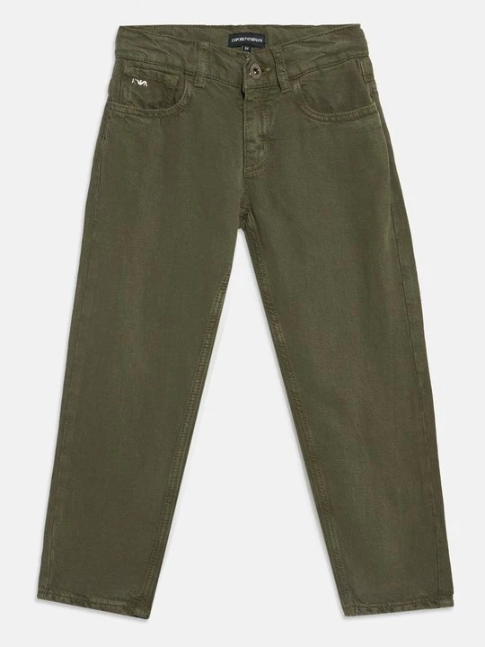 Zdjęcie produktu Jeansy Straight Leg Emporio Armani jasny brąz