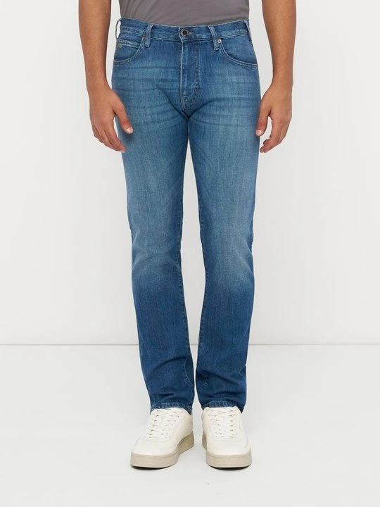 Zdjęcie produktu Jeansy Straight Leg Emporio Armani niebieski