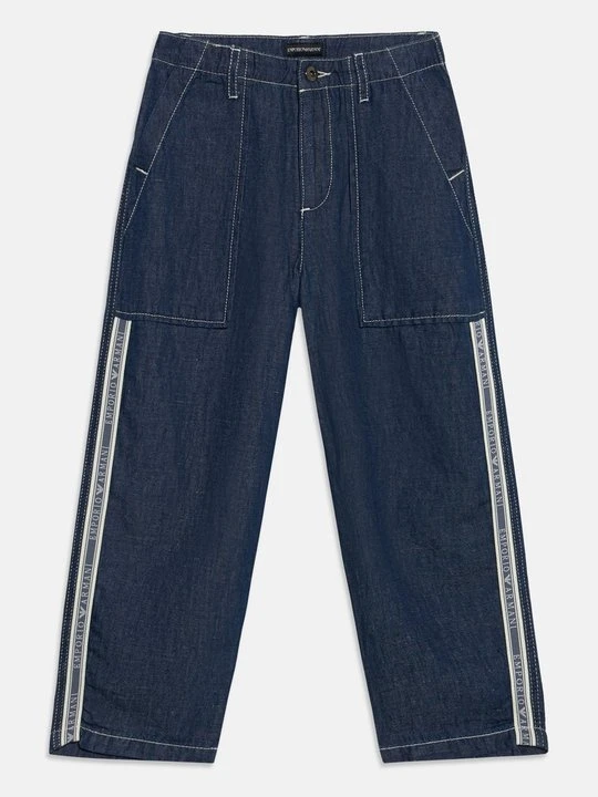 Zdjęcie produktu Jeansy Straight Leg Emporio Armani niebieski