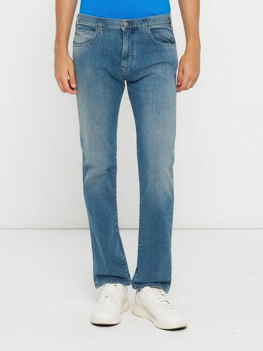 Zdjęcie produktu Jeansy Straight Leg Emporio Armani niebieski denim