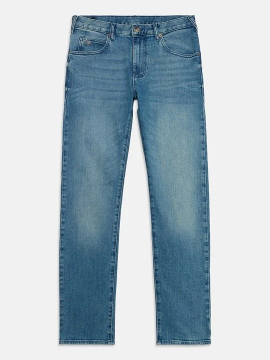 Zdjęcie produktu Jeansy Straight Leg Emporio Armani niebieski denim