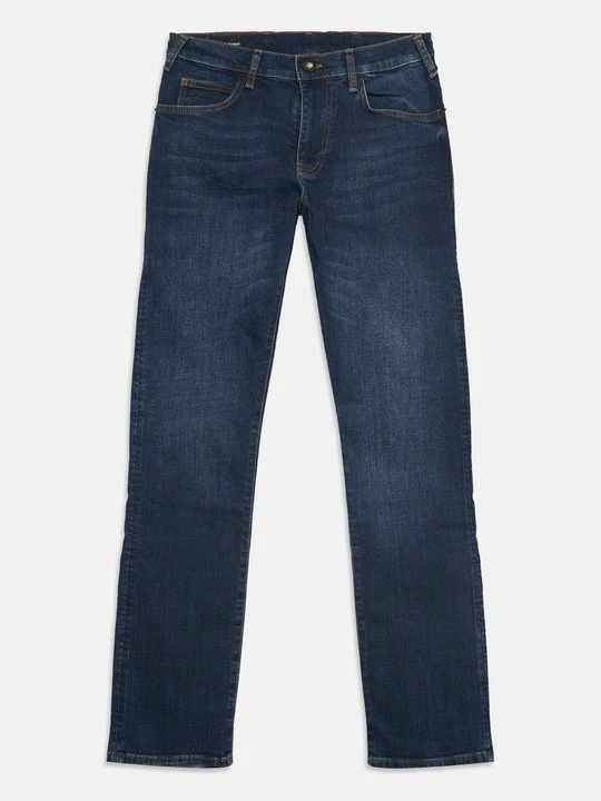 Zdjęcie produktu Jeansy Straight Leg Emporio Armani przecierany denim