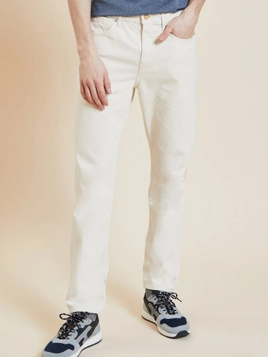 Zdjęcie produktu Jeansy Straight Leg Faguo beżowy