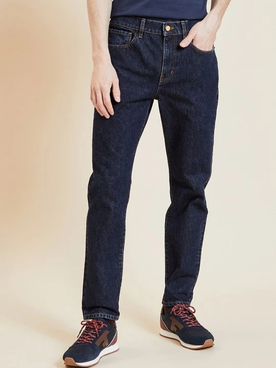 Zdjęcie produktu Jeansy Straight Leg Faguo niebieski denim