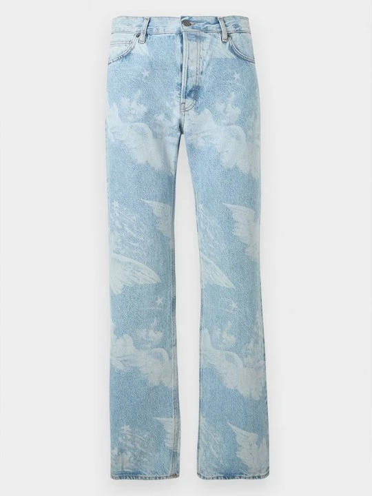 Zdjęcie produktu Jeansy Straight Leg Fiorucci jasnoniebieski denim