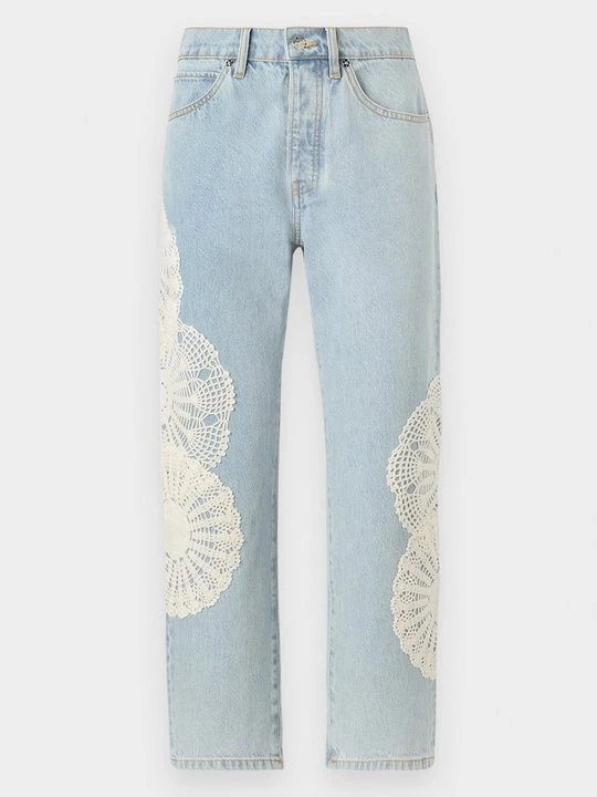 Zdjęcie produktu Jeansy Straight Leg Frame jasnoniebieski