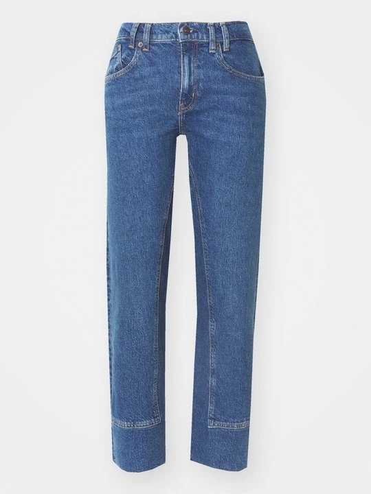 Zdjęcie produktu Jeansy Straight Leg Free People ciemnoniebieski