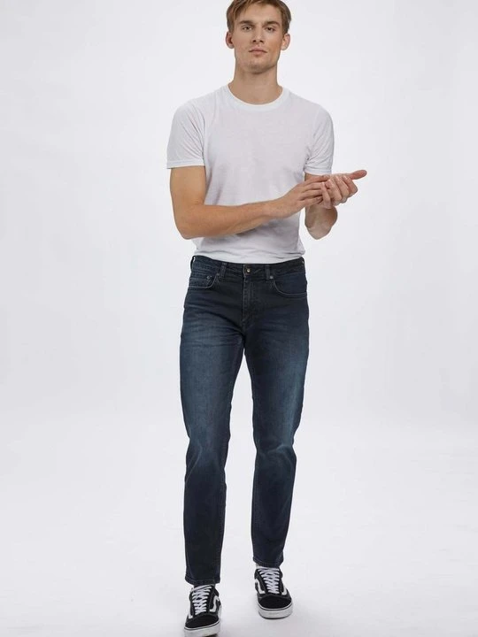 Zdjęcie produktu Jeansy Straight Leg GABBA ciemnoniebieski
