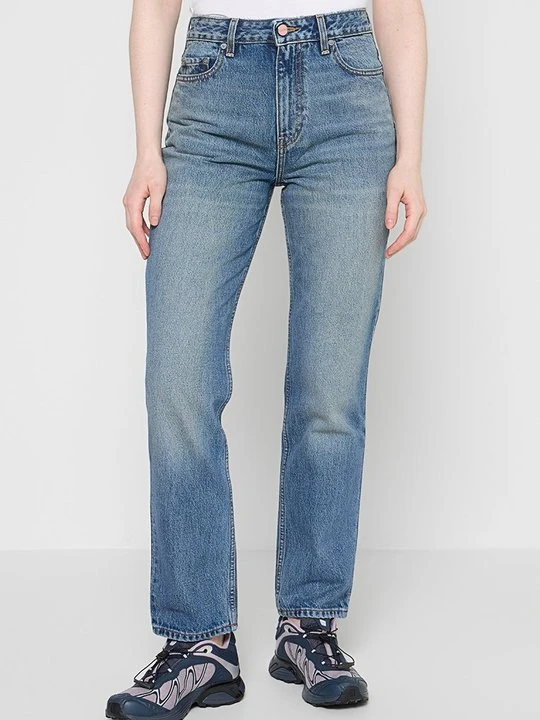 Zdjęcie produktu Jeansy Straight Leg Ganni niebieski