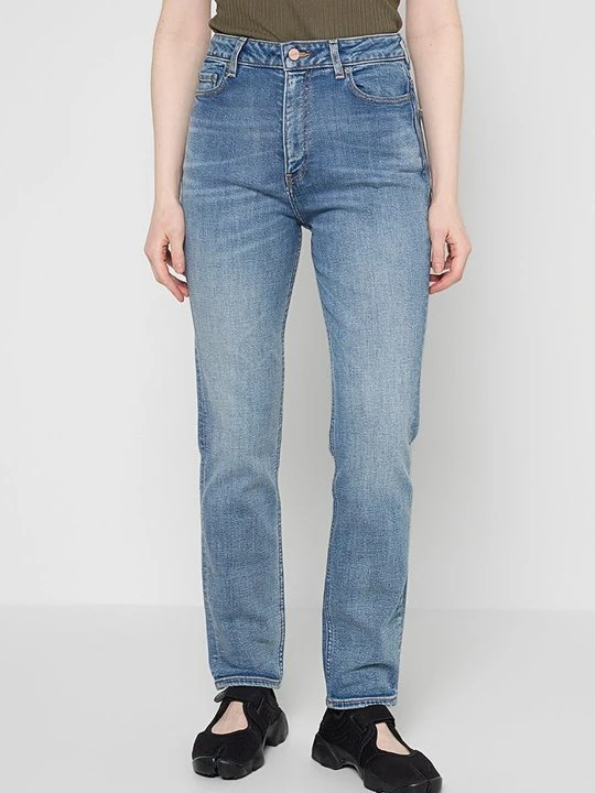 Zdjęcie produktu Jeansy Straight Leg Ganni niebieski