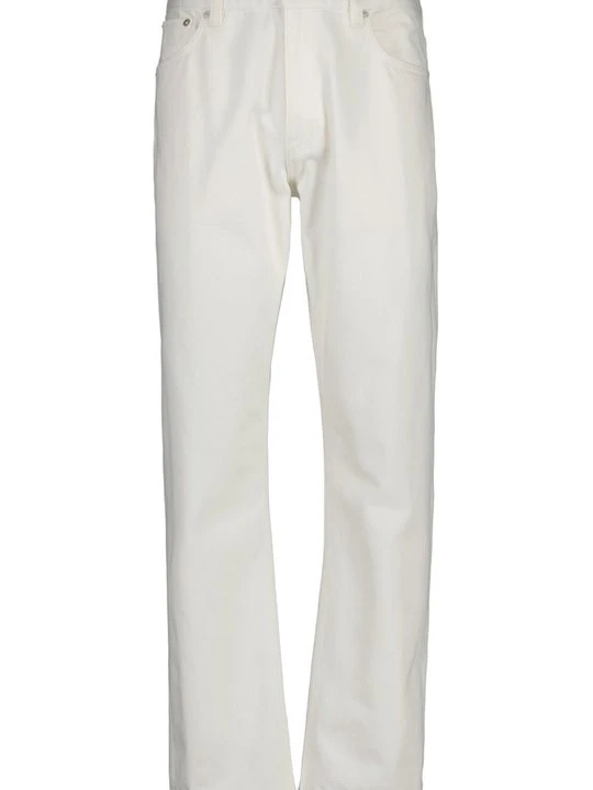 Zdjęcie produktu Jeansy Straight Leg Gant mleczny