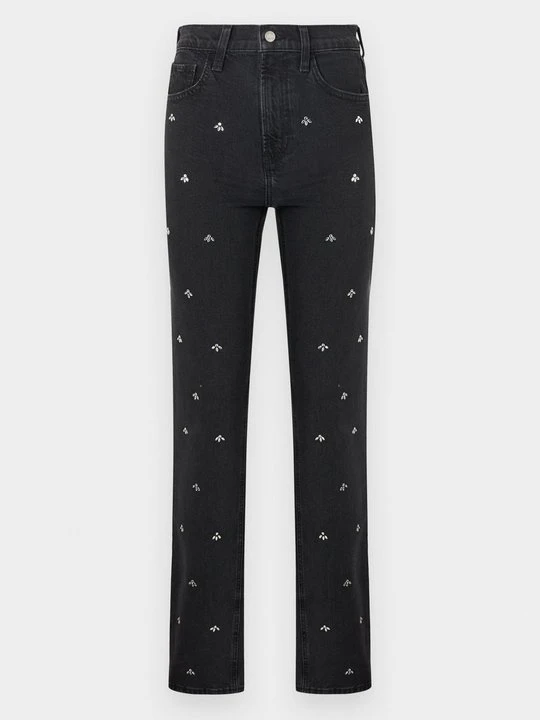 Zdjęcie produktu Jeansy Straight Leg GAP ciemnoszary