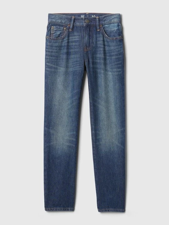 Zdjęcie produktu Jeansy Straight Leg GAP ciemnoniebieski