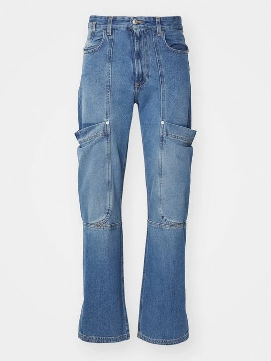 Zdjęcie produktu Jeansy Straight Leg GCDS granatowy
