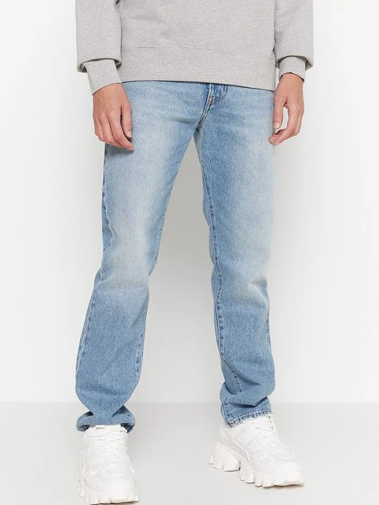 Zdjęcie produktu Jeansy Straight Leg GCDS jasnoniebieski