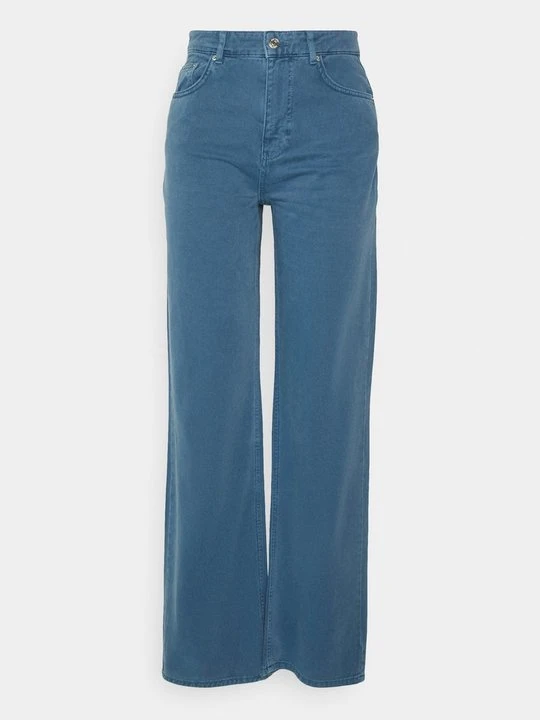 Zdjęcie produktu Jeansy Straight Leg Gina Tricot ciemnozielony