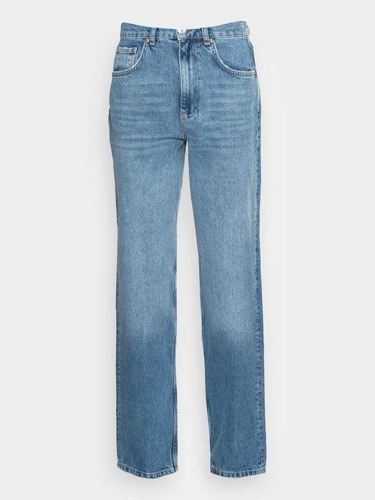 Zdjęcie produktu Jeansy Straight Leg Gina Tricot ciemnoniebieski
