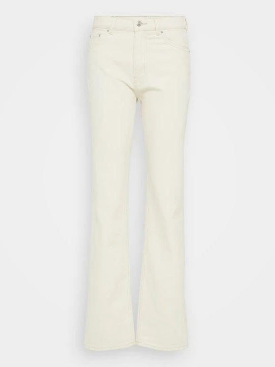 Zdjęcie produktu Jeansy Straight Leg Gina Tricot mleczny