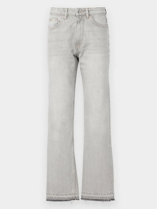 Zdjęcie produktu Jeansy Straight Leg Gina Tricot szary