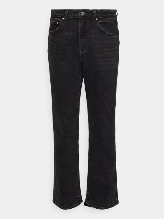 Zdjęcie produktu Jeansy Straight Leg Gina Tricot czarny