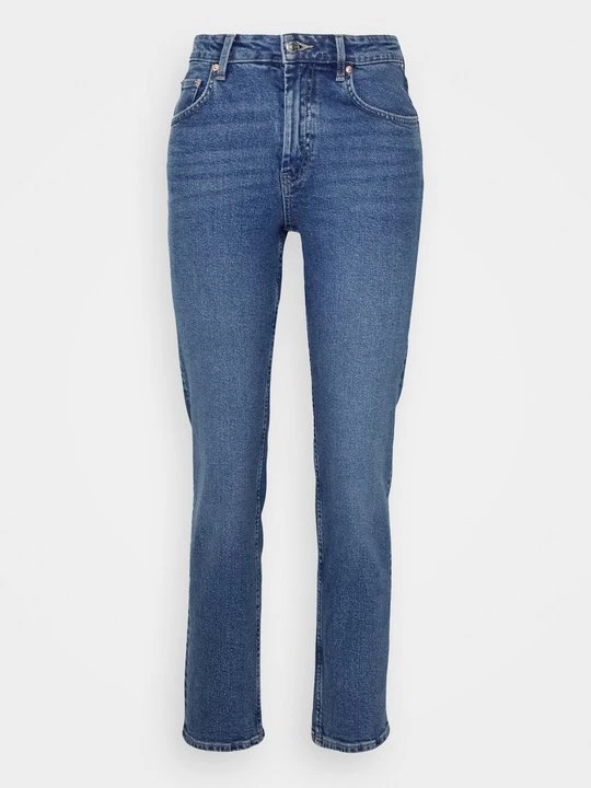Zdjęcie produktu Jeansy Straight Leg Gina Tricot niebieski denim