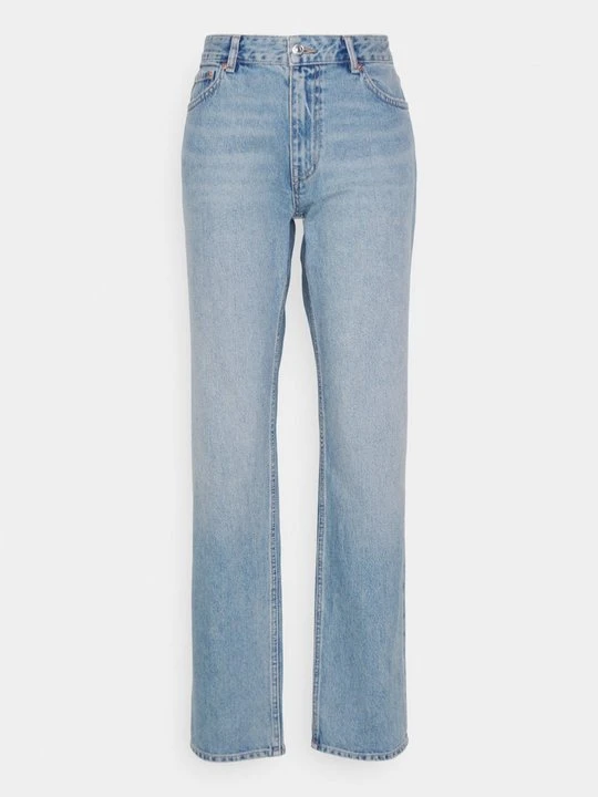 Zdjęcie produktu Jeansy Straight Leg Gina Tricot niebieski