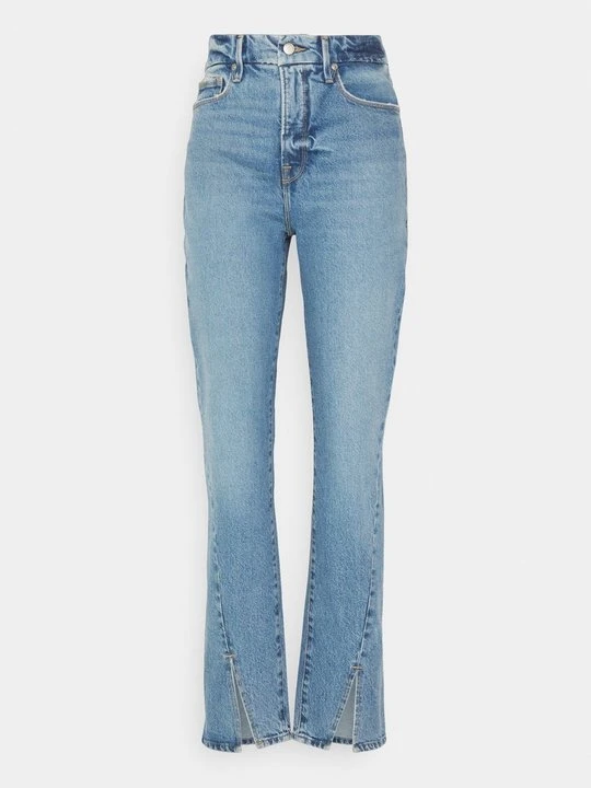 Zdjęcie produktu Jeansy Straight Leg Good American jasnoniebieski denim