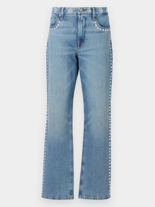 Zdjęcie produktu Jeansy Straight Leg Good American niebieski denim