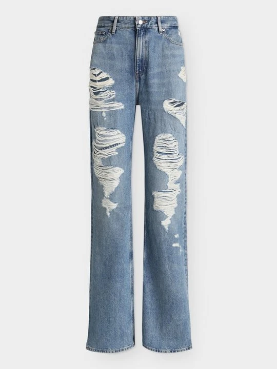 Zdjęcie produktu Jeansy Straight Leg Good American jasnoniebieski denim