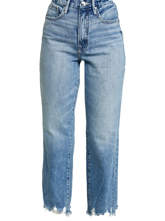 Zdjęcie produktu Jeansy Straight Leg Good American jasnoniebieski denim