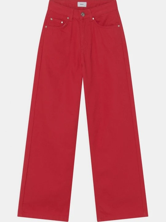 Zdjęcie produktu Jeansy Straight Leg Grunt czerwony